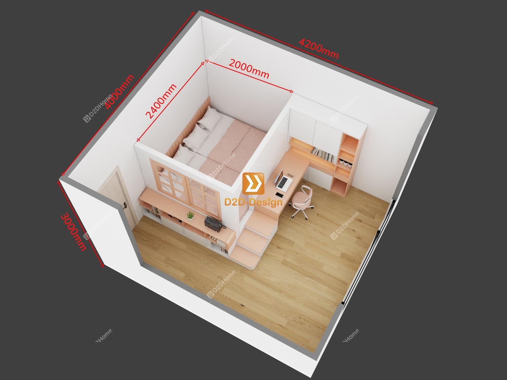 Phòng ngủ căn hộ PNCH.04