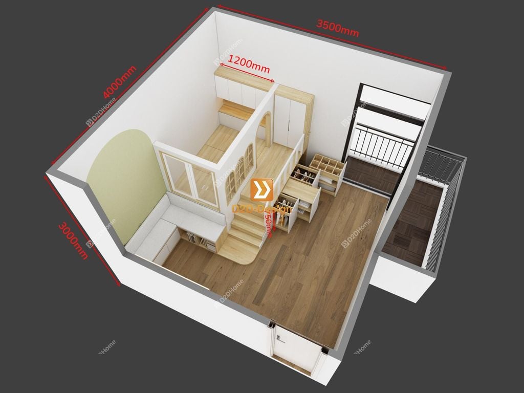 Phòng ngủ căn hộ PNCH.05