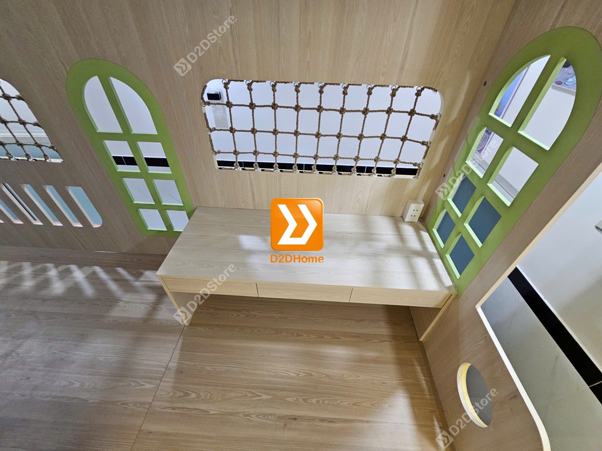  Phòng ngủ giường tầng cho 2 bé gái nhà chị Duy Khánh 