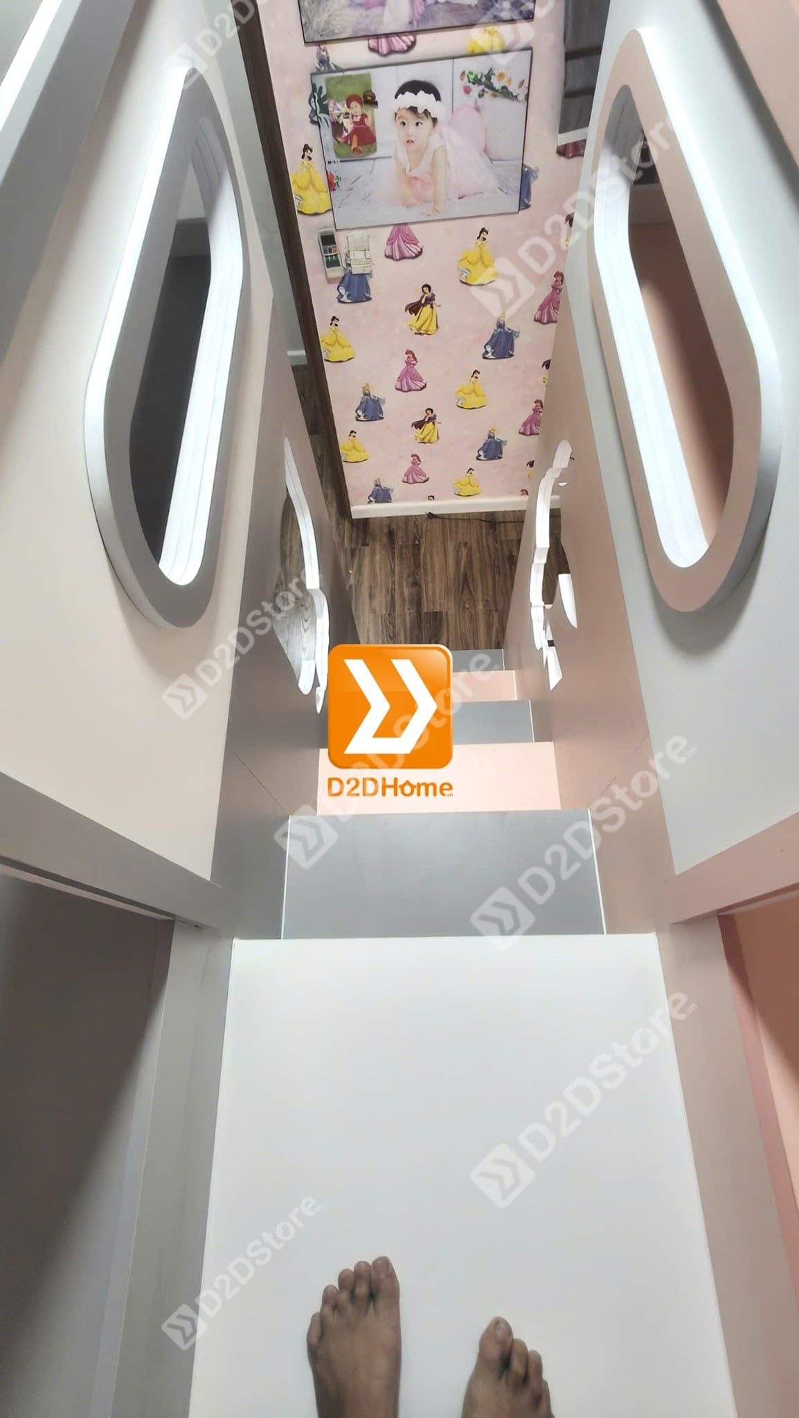  Phòng ngủ giường tầng cho 2 bé trai và gái nhà chị Trinh Lưu 