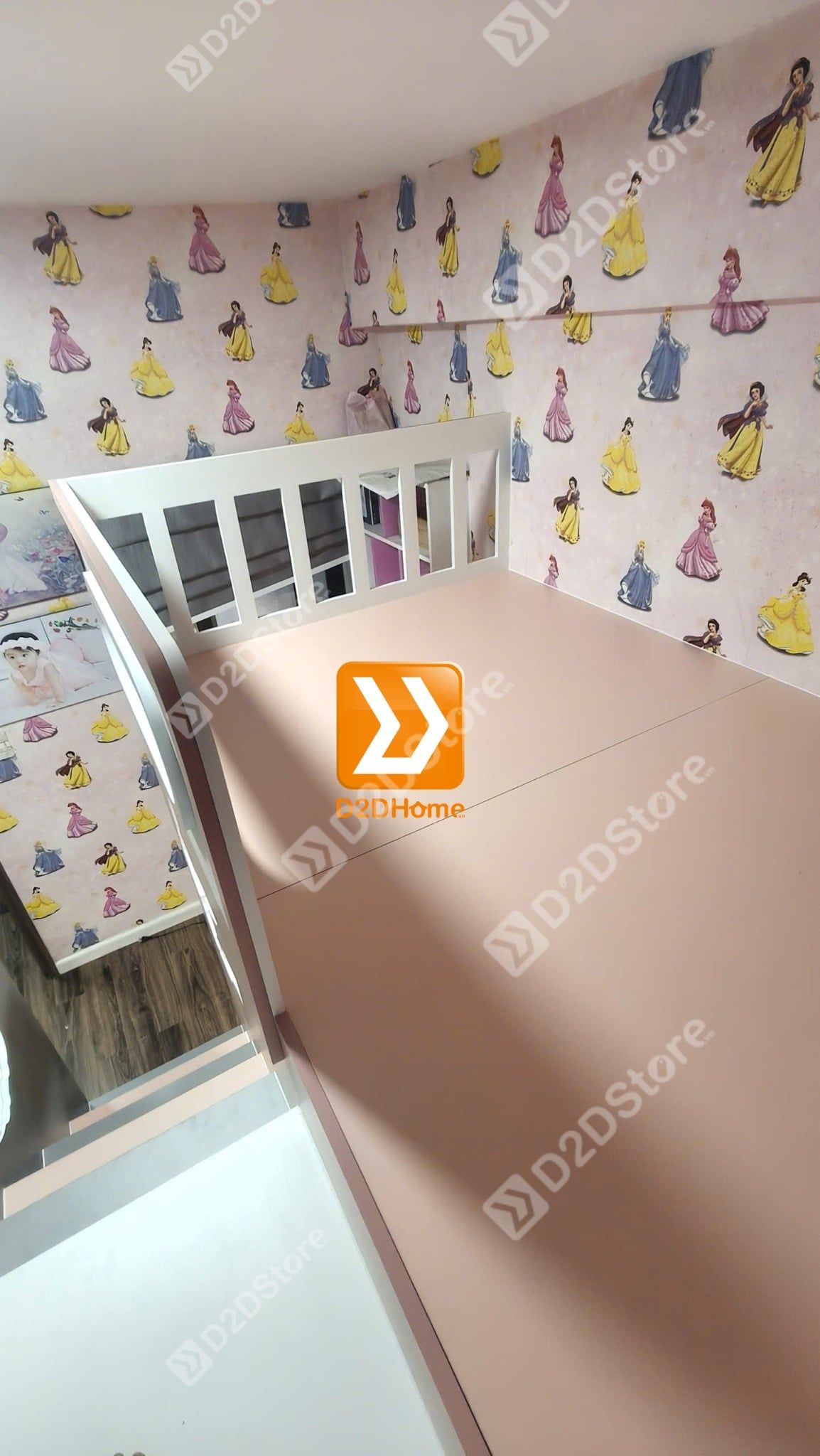  Phòng ngủ giường tầng cho 2 bé trai và gái nhà chị Trinh Lưu 