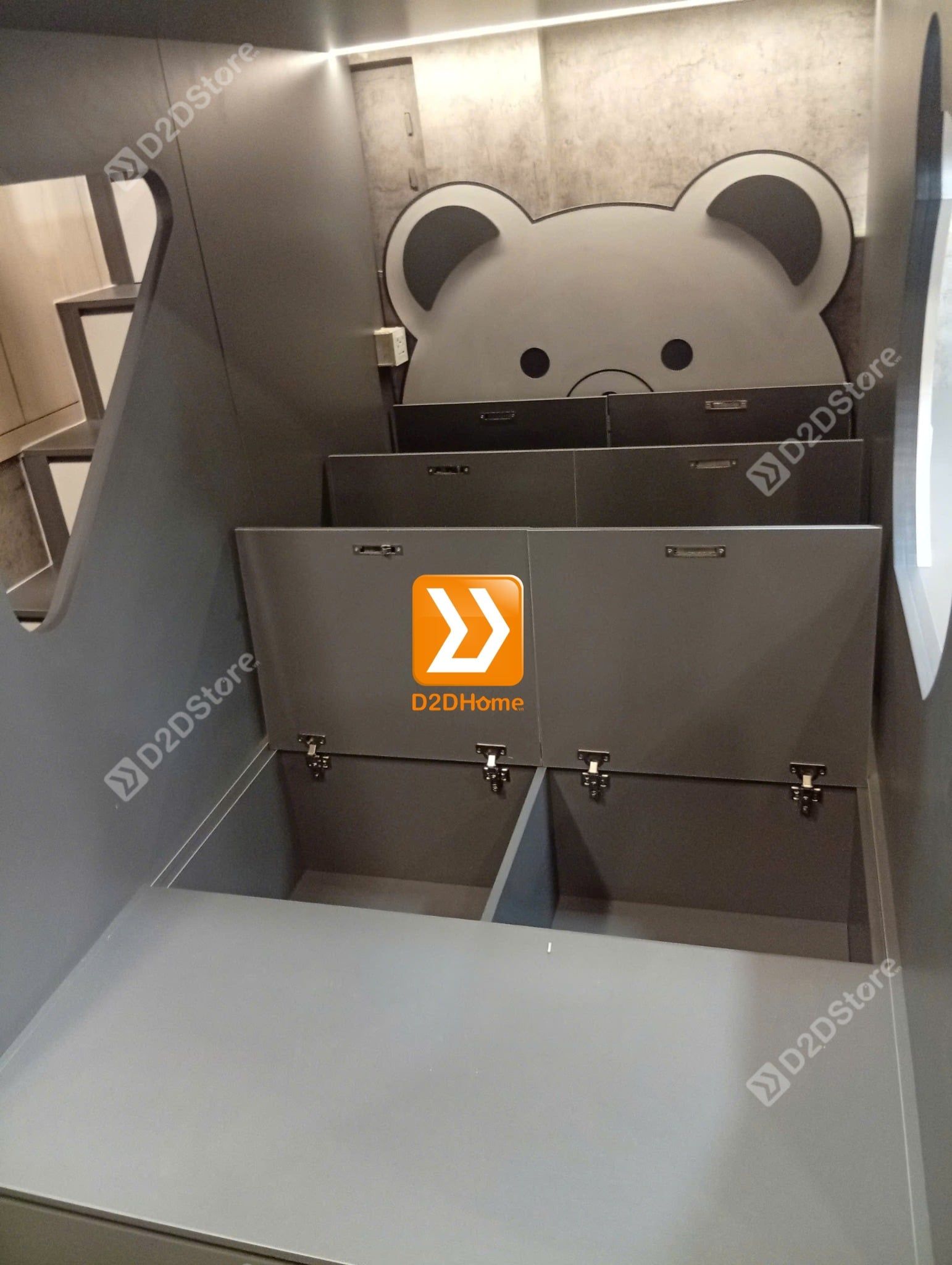  Phòng ngủ giường tầng cho 2 bé gái nhà chị Thúy Vy 