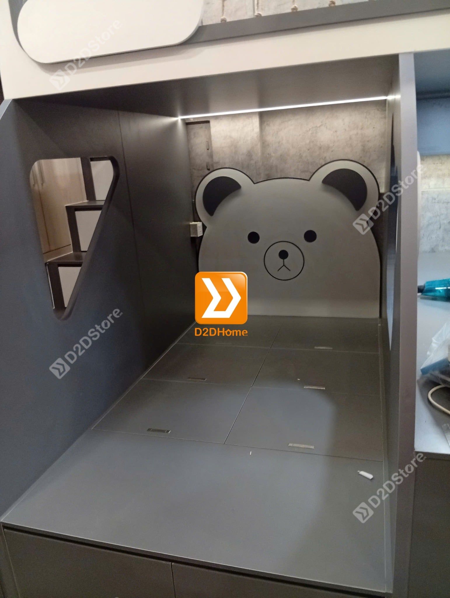  Phòng ngủ giường tầng cho 2 bé gái nhà chị Thúy Vy 