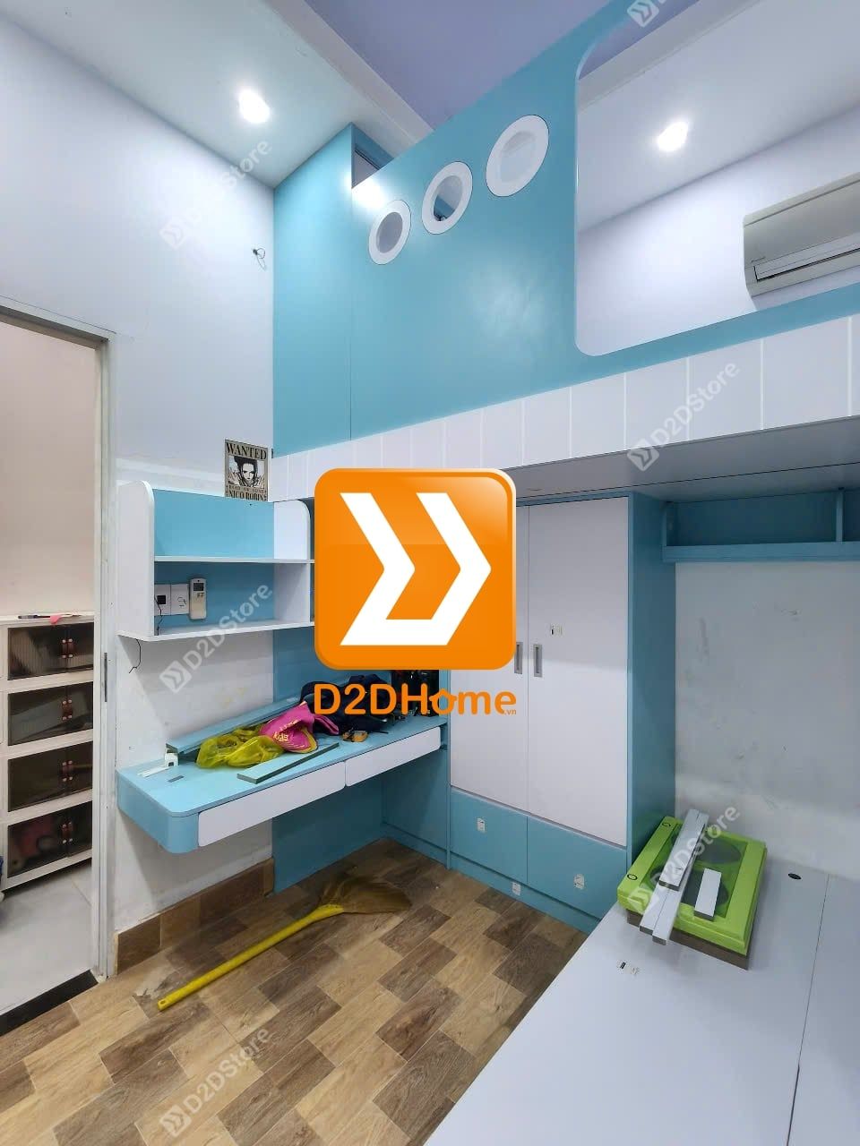 Phòng ngủ giường tầng cho 2 bé trai nhà chị Lương Chi 