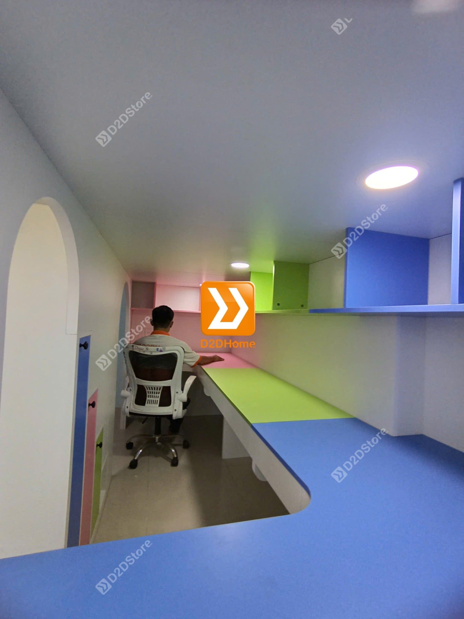  Phòng ngủ giường tầng cho 3 bé gái nhà anh Ngọc Trí 