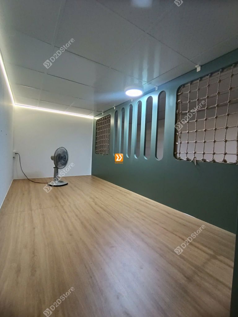 Phòng ngủ giường tầng cho 2 bé trai nhà chị Tuyền