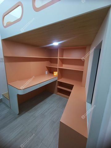 Phòng ngủ giường tầng cho 1 bé gái nhà chị Ánh Tuyết