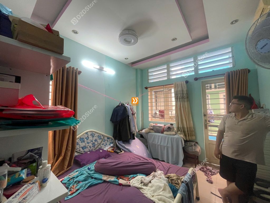 Phòng ngủ giường tầng cho 2 bé trai nhà chị Khánh Linh