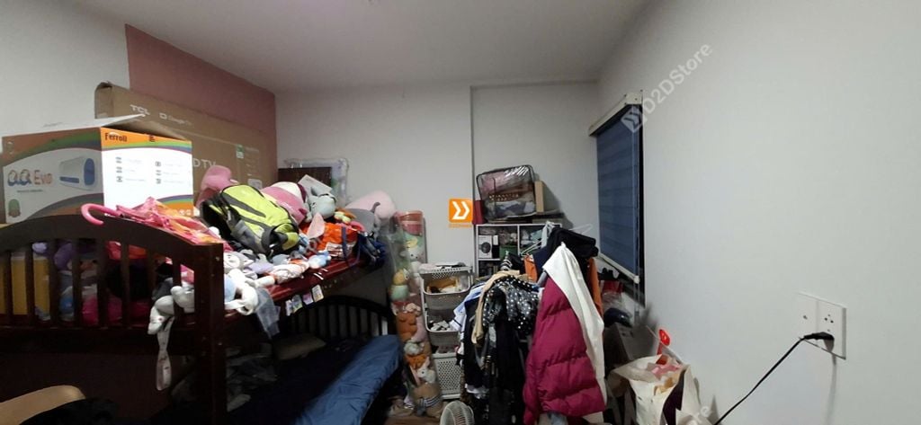 Phòng ngủ giường tầng cho 1 bé gái ngủ cùng bà nhà chị Nguyễn Kiều