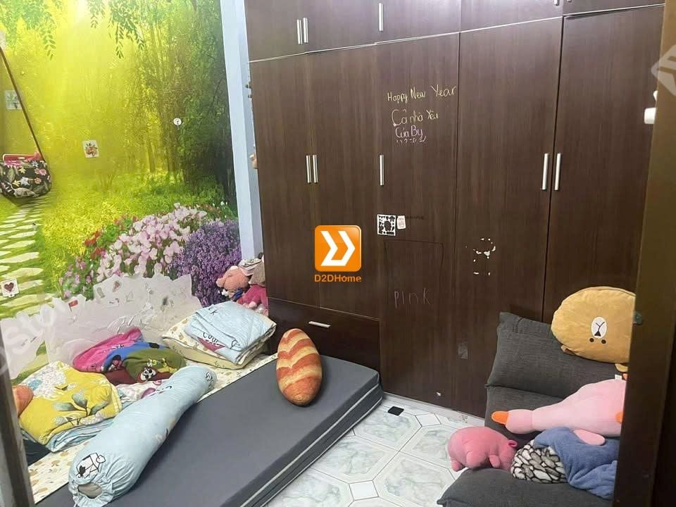 Phòng ngủ giường tầng cho 2 bé gái nhà chị Quyên Trần