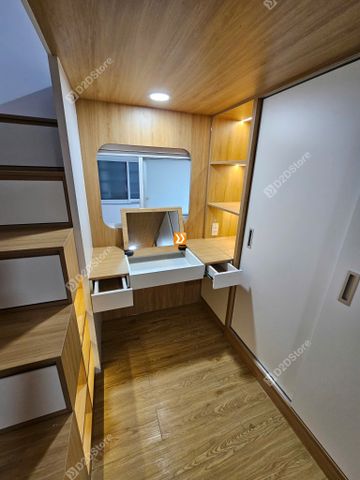 Phòng ngủ giường tầng cho 1 bé gái nhà chị Thanh Thảo
