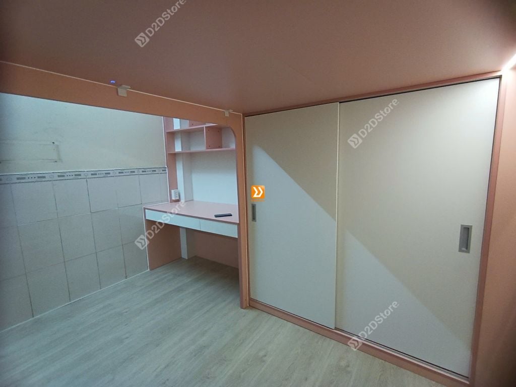 Phòng ngủ giường tầng cho 1 bé gái nhà chị Tâm Tâm