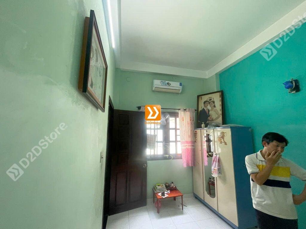 Phòng ngủ giường tầng cho 1 bé trai và 1 bé gái nhà chị Khuê Tú
