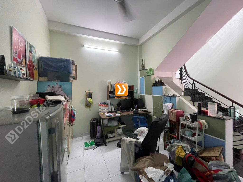 Phòng ngủ giường tầng cho 1 bé trai và 1 bé gái nhà chị Khuê Tú