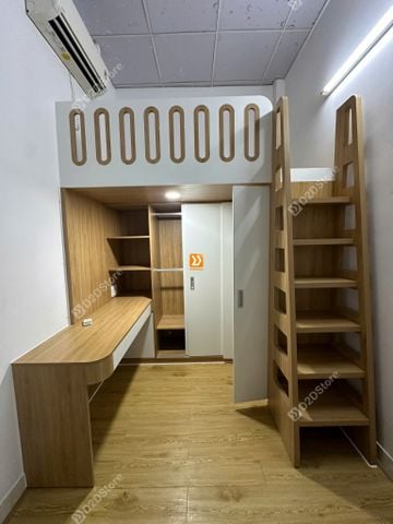 Phòng ngủ giường tầng cho 1 bé trai nhà chị Thanh Thảo