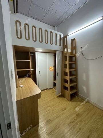 Phòng ngủ giường tầng cho 1 bé trai nhà chị Thanh Thảo