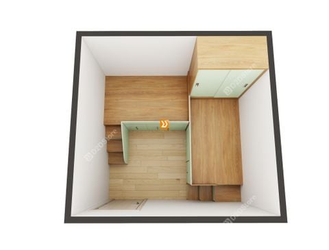 Hệ giường tủ đối xứng cho 2 bé trai nhà anh Vũ