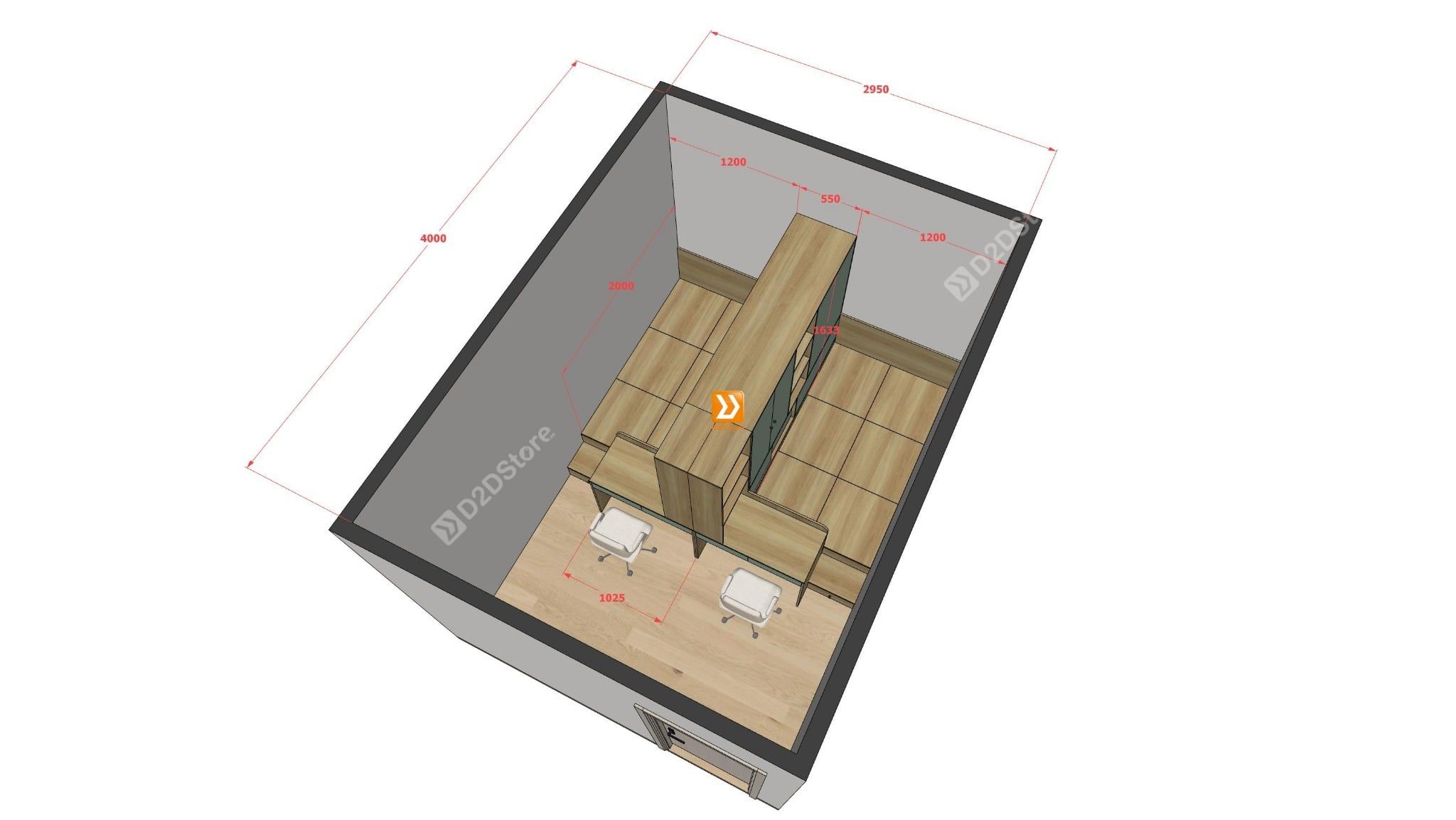  Hệ giường tủ đối xứng cho 2 bé nhà Chị Sunny 