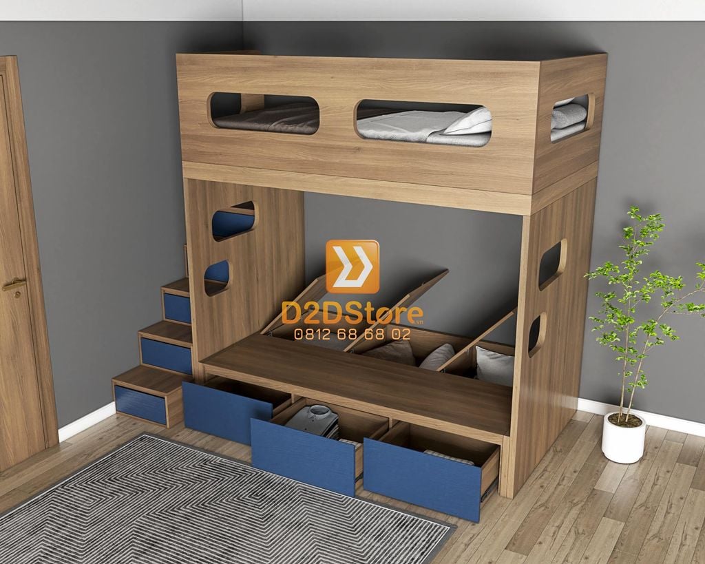 Hệ giường tầng tiêu chuẩn HGT.TC01