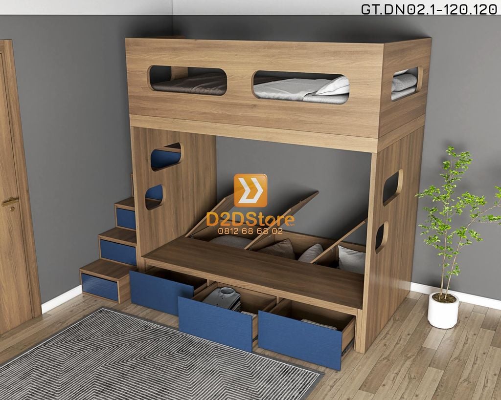 Hệ giường tầng tiêu chuẩn HGT.TC01
