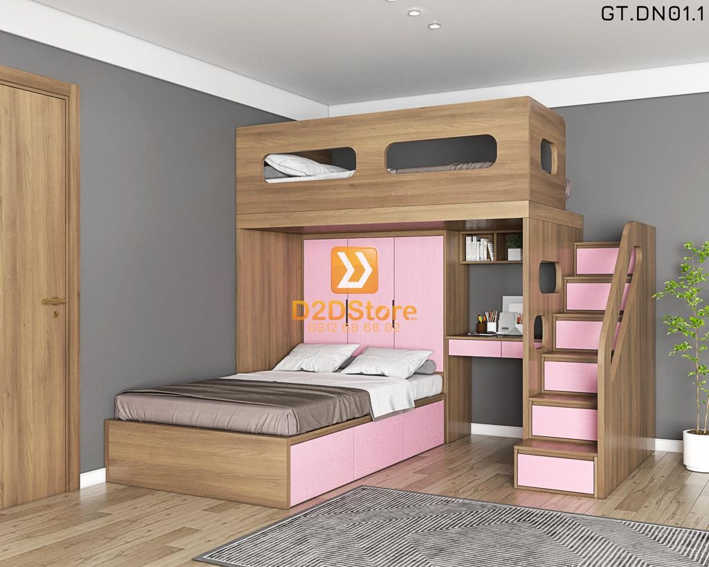 Hệ giường tầng tiêu chuẩn HGT.TC03