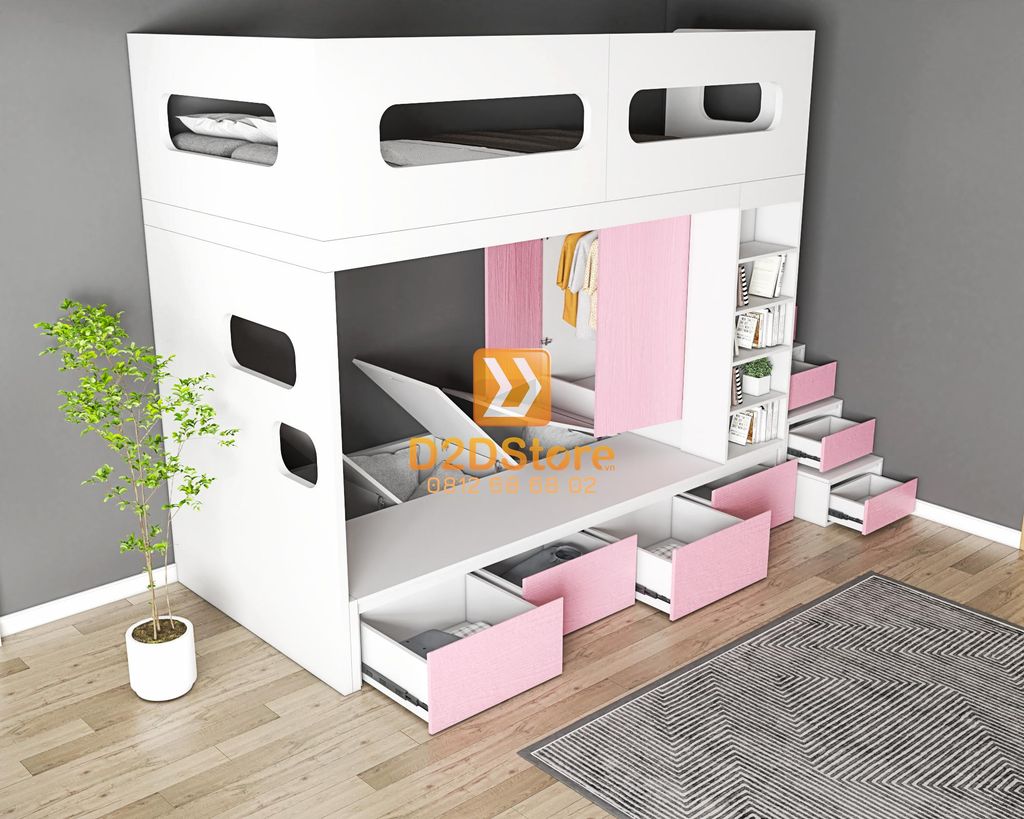 Hệ giường tầng tiêu chuẩn HGT.TC05