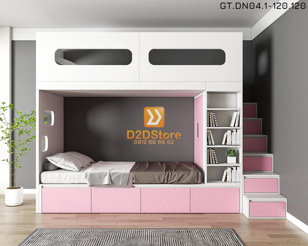 Hệ giường tầng tiêu chuẩn HGT.TC05