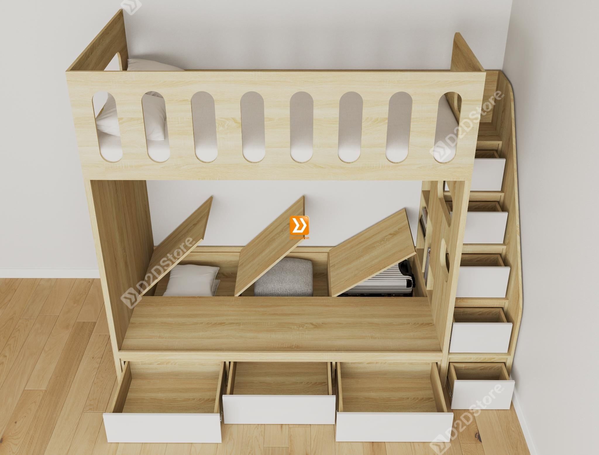 Hệ giường tầng tiêu chuẩn HGT.TC07