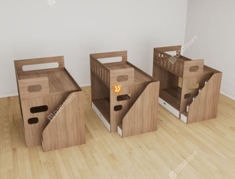 Hệ giường tầng tiêu chuẩn HGT.TC08