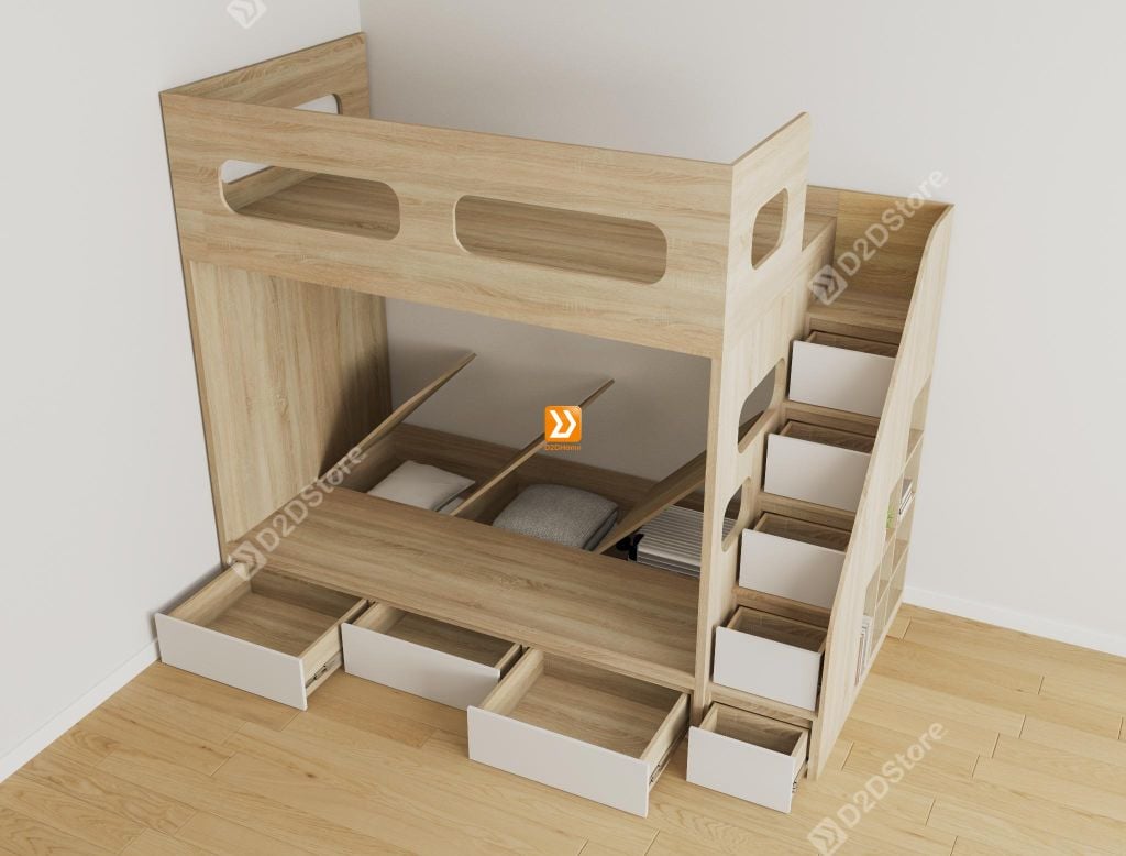 Hệ giường tầng tiêu chuẩn HGT.TC09