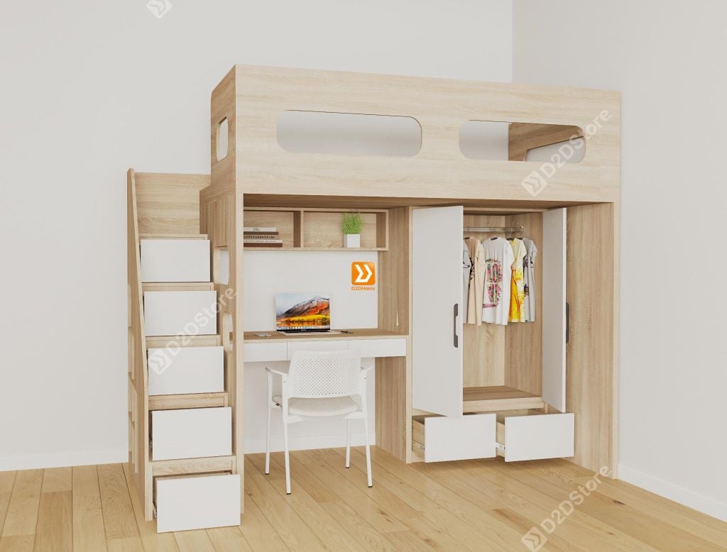 Hệ giường tầng tiêu chuẩn HGT.TC10