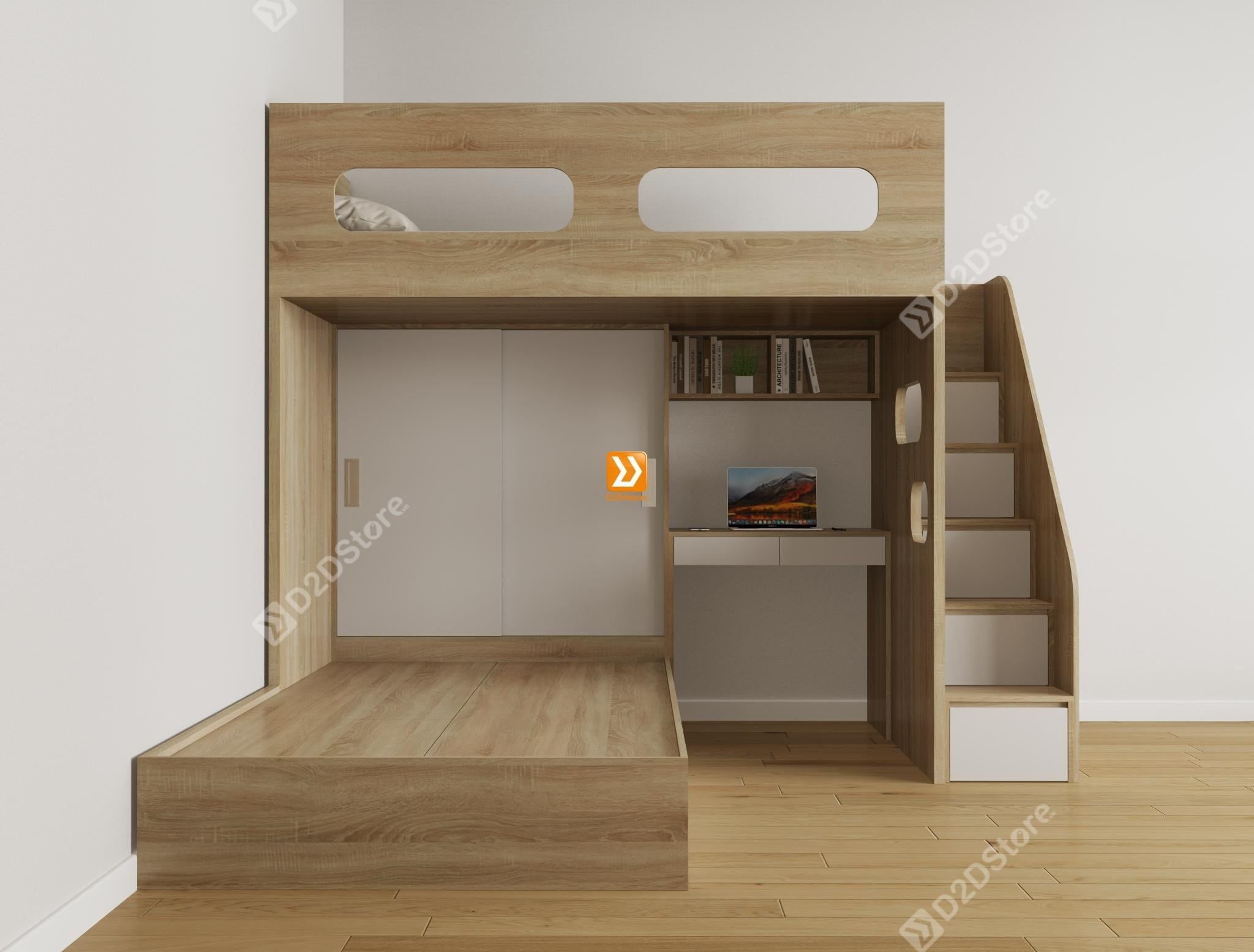 Hệ giường tầng tiêu chuẩn HGT.TC11