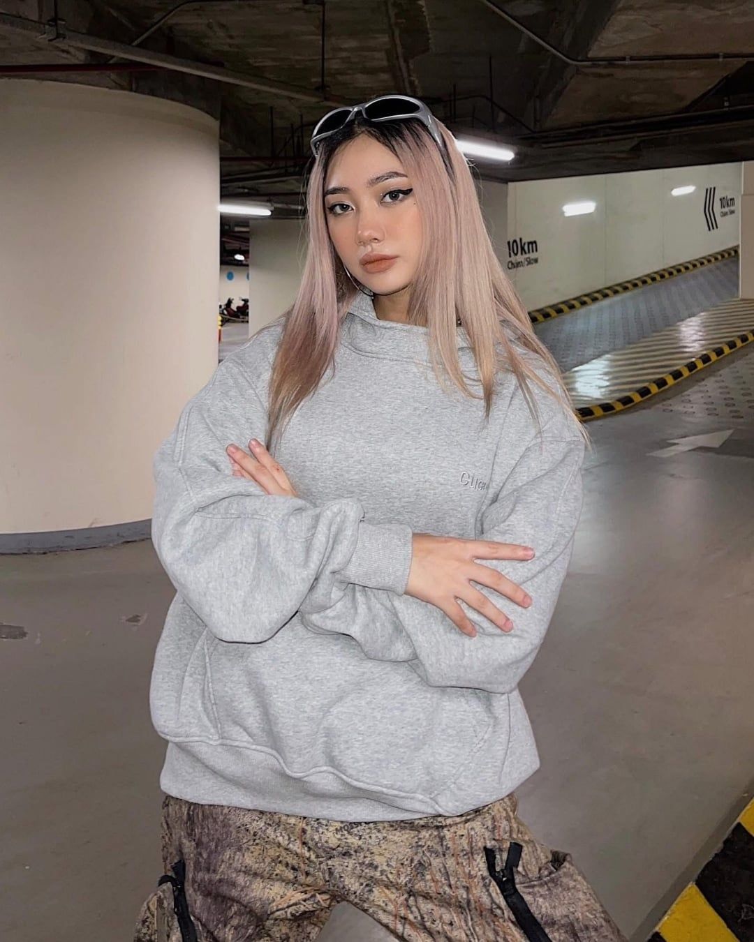  GUCOON® DRILL HOODIE BOXY 