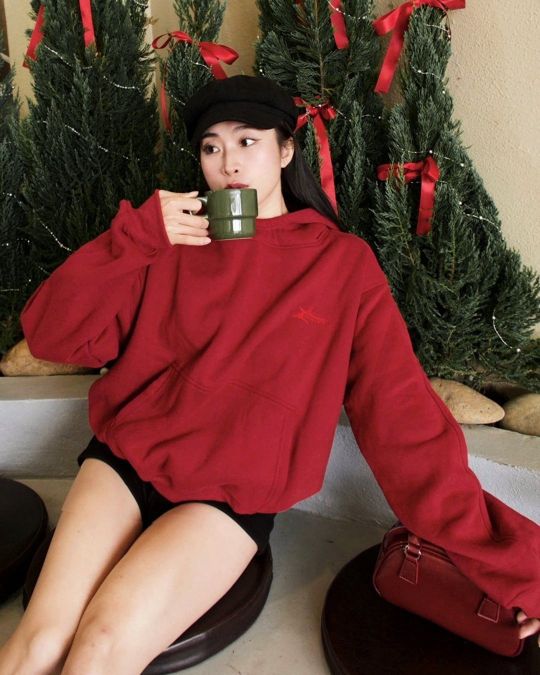  GUCOON® DRILL HOODIE BOXY 