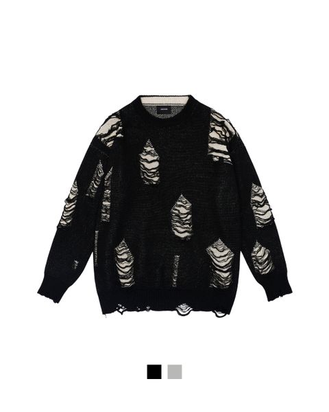  GUCOON® DISTRESSED KNIT 