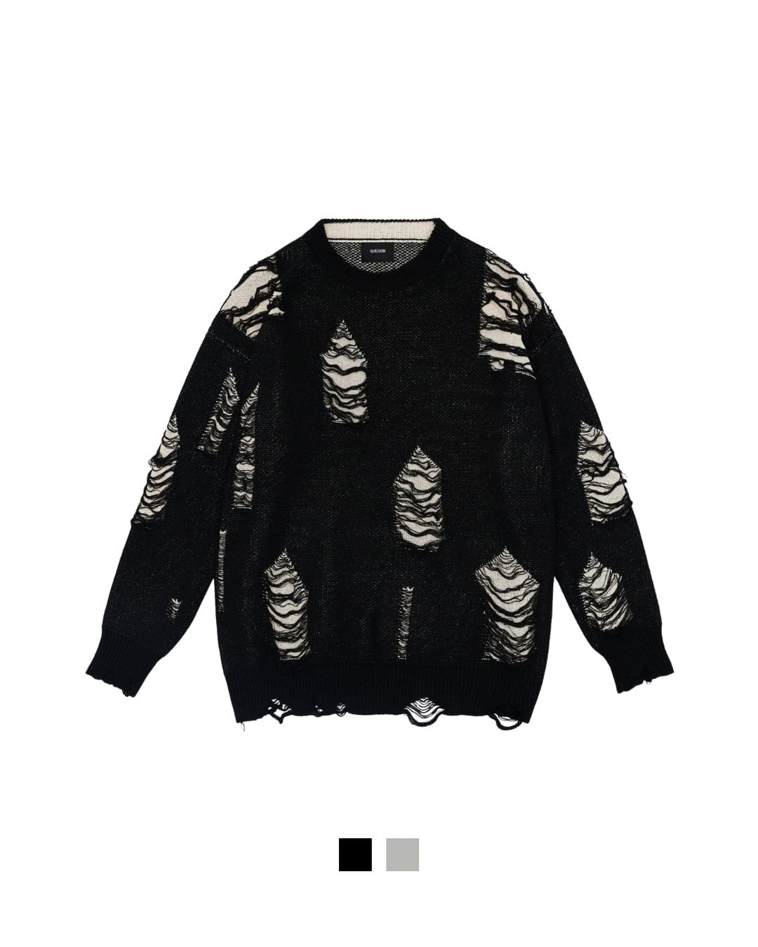  GUCOON® DISTRESSED KNIT 