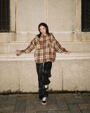 GUCOON® BOXY FLANNEL SHIRT 
