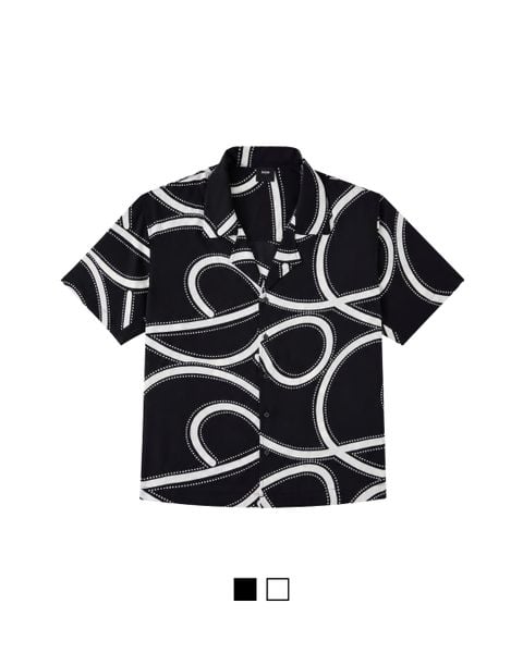  GUCOON® CUBAN SHIRT ABSTRACT 