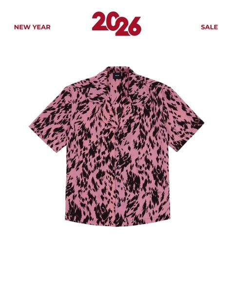  GUCOON® CUBAN SHIRT - PINK LEO 