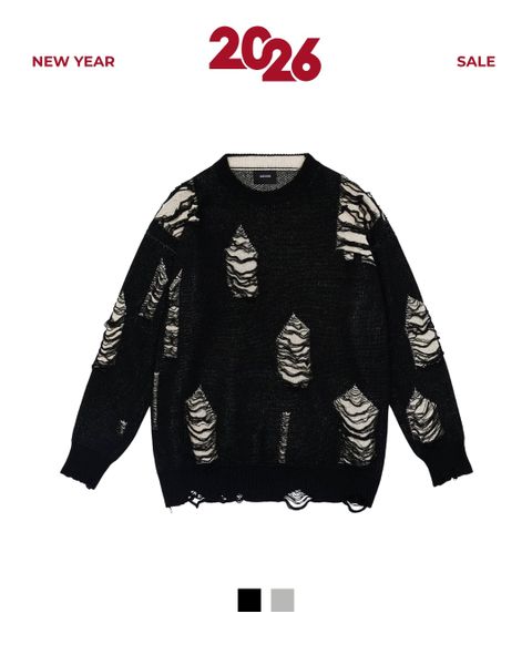  GUCOON® DISTRESSED KNIT 