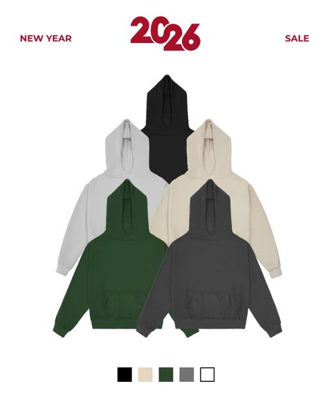 GUCOON® BLANK BOXY HOODIE 
