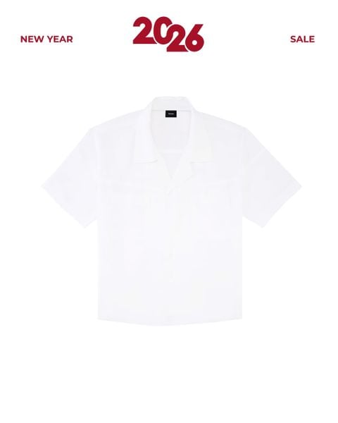  GUCOON® WHITE BOXY SHIRT 
