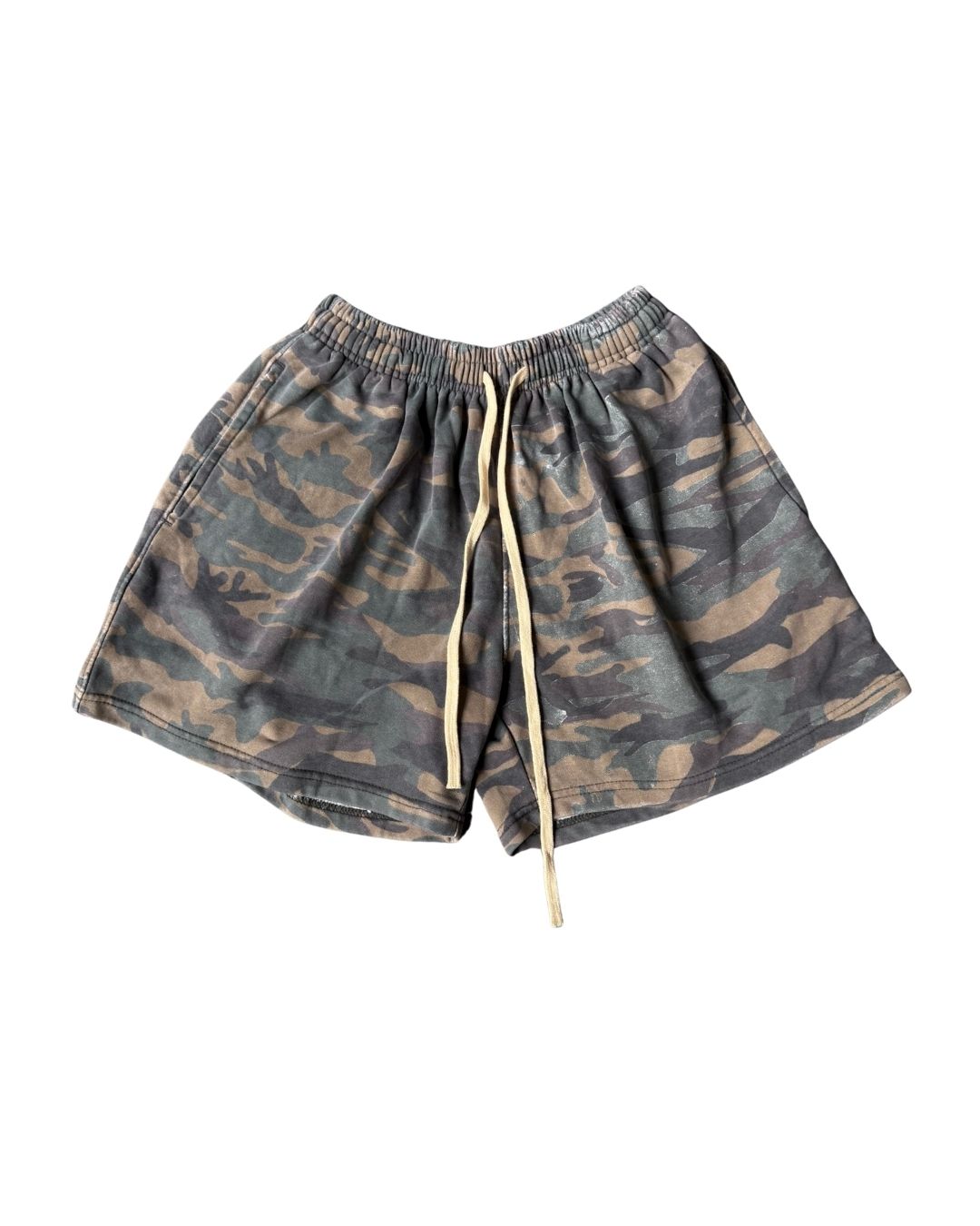  GUCOON® WASHED CAMO SHORT 