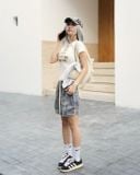  GUCOON® WASHED CAMO SHORT 