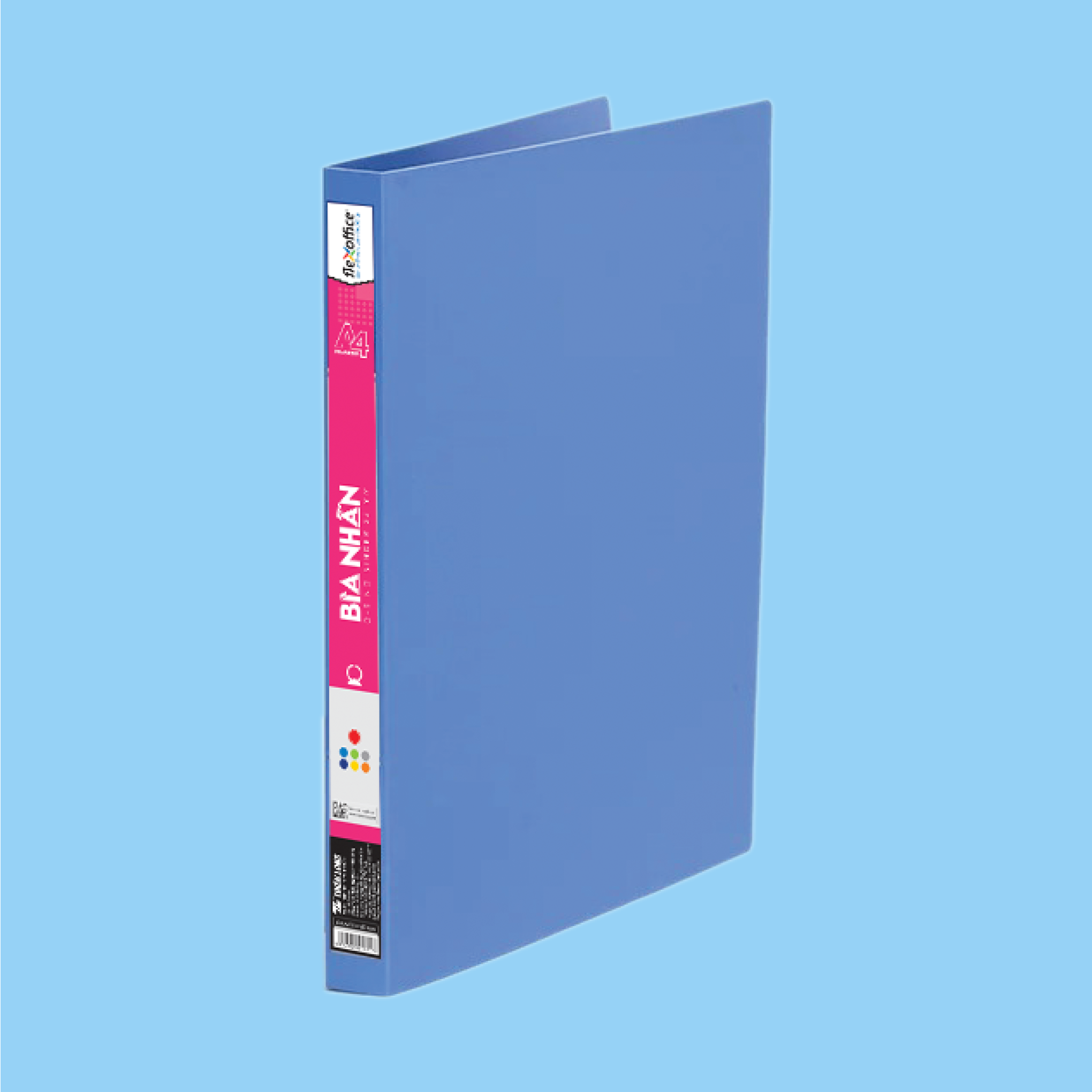  Bìa nhẫn Thiên Long FO-ORB01, chất liệu nhựa dẻo trong suốt, bền chắc, thiết kế dạng còng nhẫn tiện lợi, dễ dàng kẹp và thay thế giấy tờ, giúp lưu trữ tài liệu gọn gàng và ngăn nắp, phù hợp cho học sinh, sinh viên và nhân viên văn phòng 