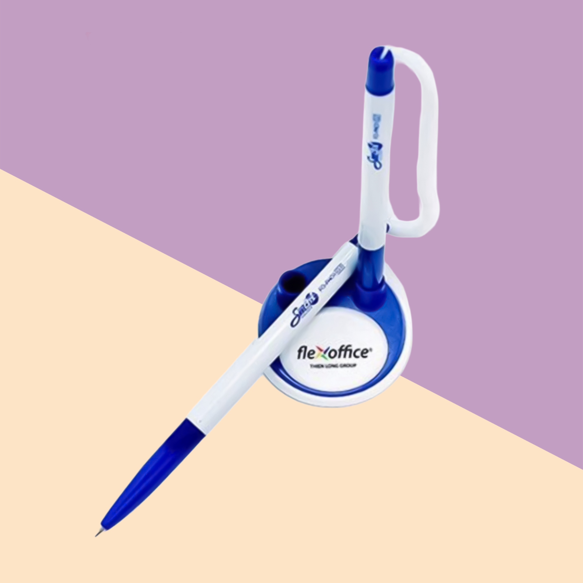  Bút đế cắm bàn Thiên Long FO-PH01, ngòi 0.5mm, mực xanh đậm, viết trơn êm, đi kèm đế cắm chắc chắn tiện dụng, thích hợp sử dụng tại quầy lễ tân, văn phòng và điểm giao dịch 