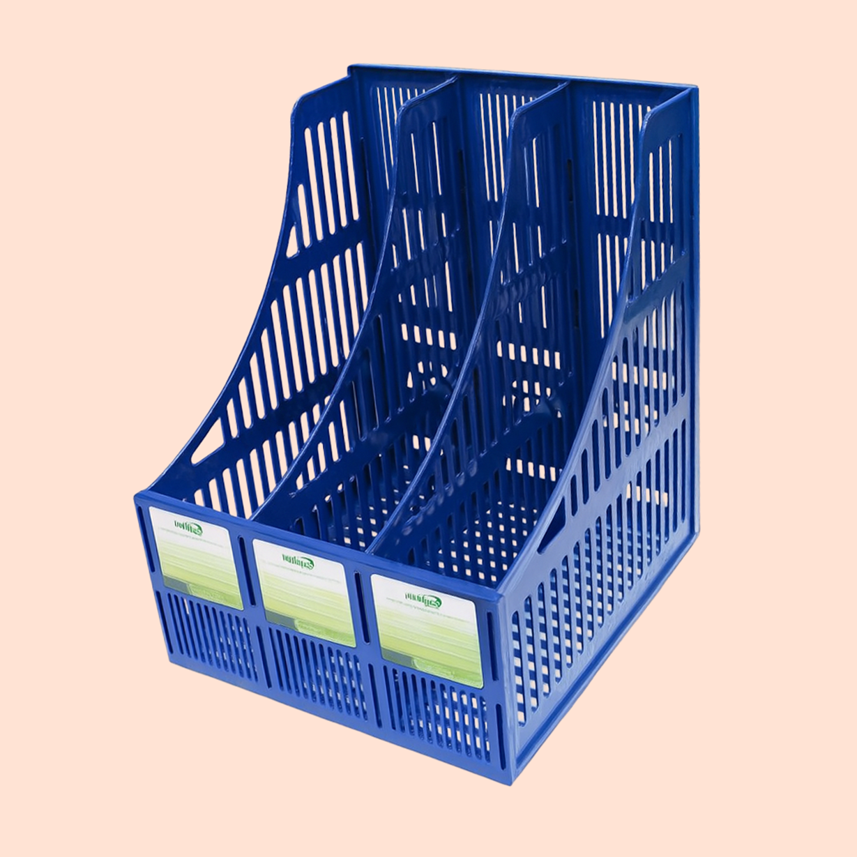  Kệ rổ 3 ngăn Xukiva 194 KR-X02, thiết kế dạng lưới thoáng khí, chất liệu nhựa cứng cáp, phân ngăn rõ ràng – phù hợp sắp xếp tài liệu, hồ sơ tại văn phòng và gia đình 