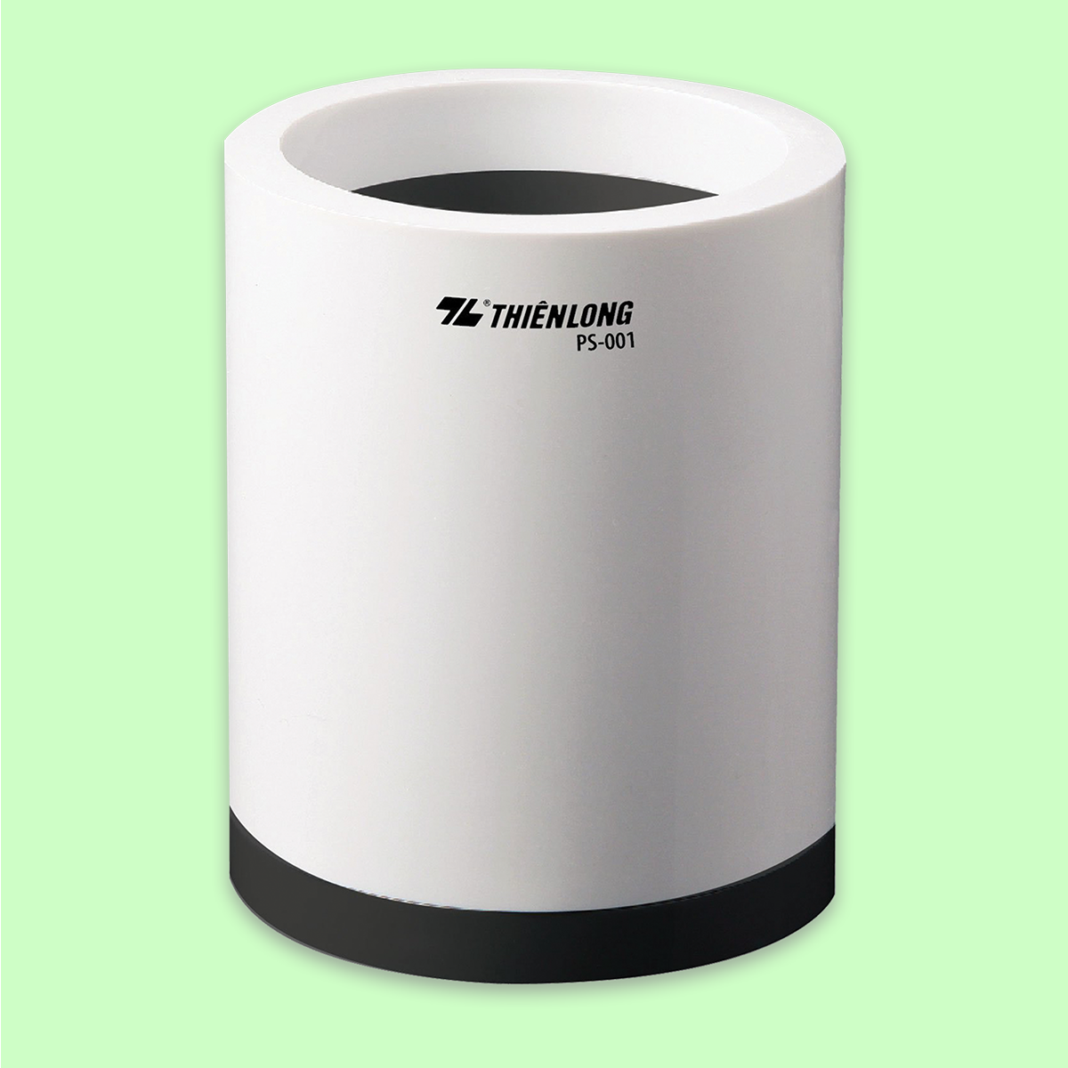  Ống cắm bút tròn Thiên Long PS-001 được làm từ nhựa cao cấp, bền chắc, giúp sắp xếp các loại bút, bút dạ, bút chì một cách gọn gàng và ngăn nắp trên bàn làm việc 