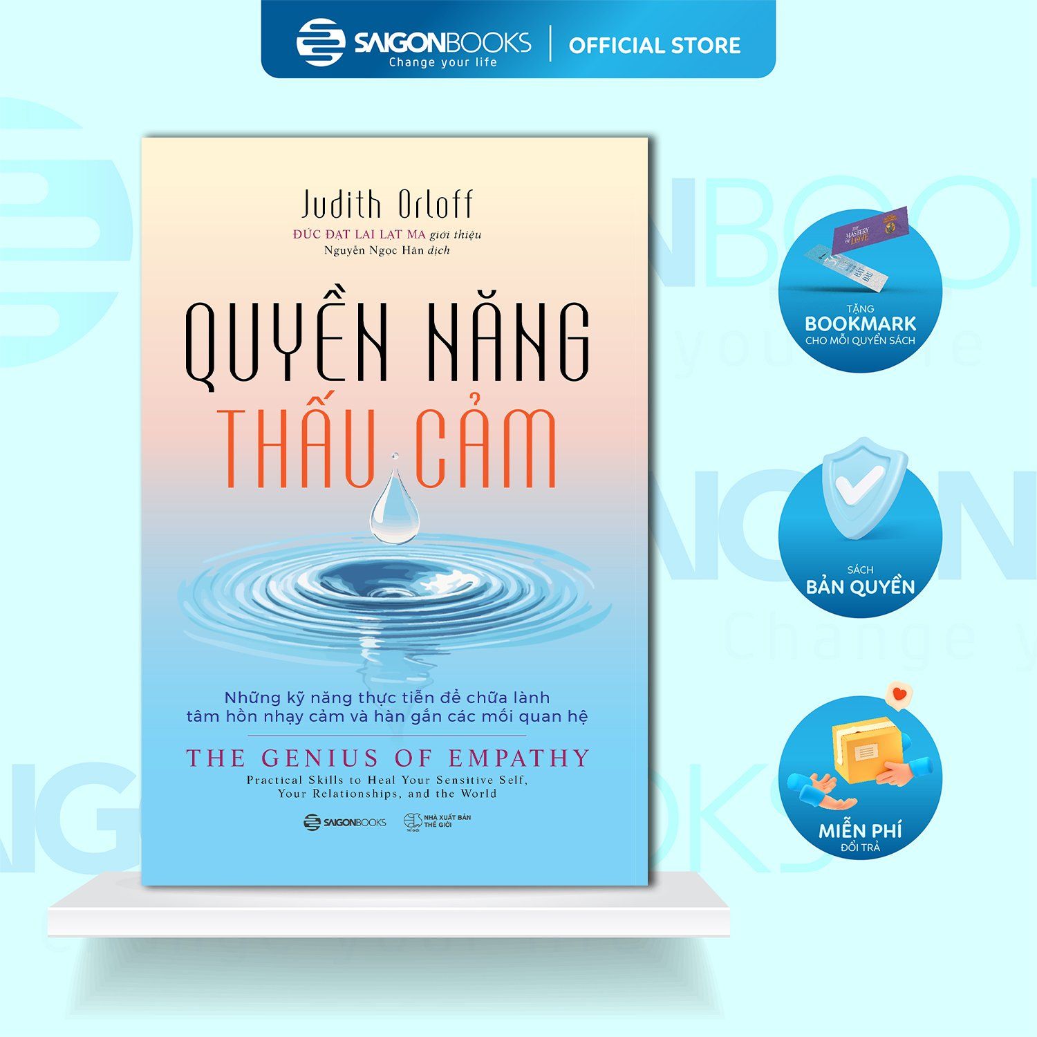  Sách - Quyền Năng Thấu Cảm - Tác giả Judith Orloff 