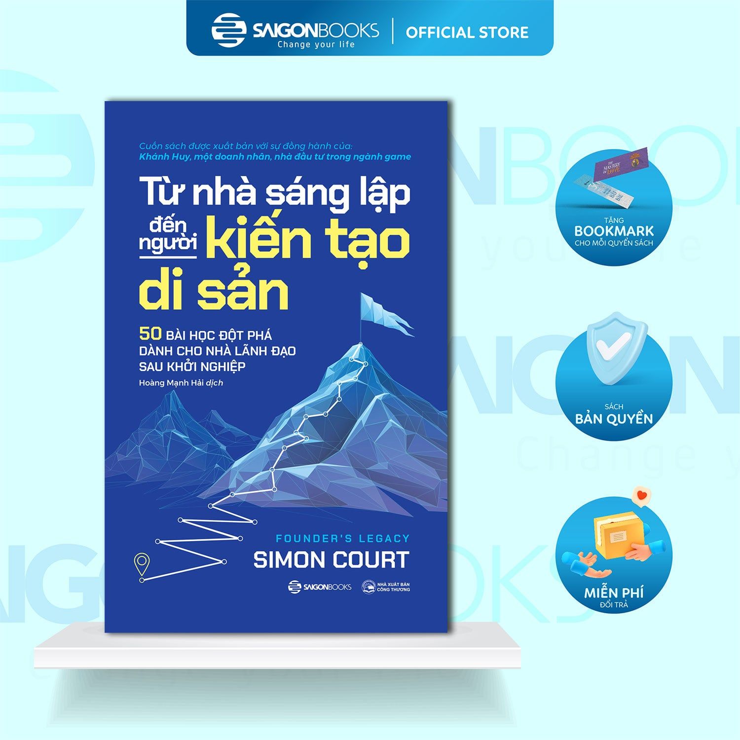  Sách - Từ Nhà Sáng Lập Đến Người Kiến Tạo Di Sản - Hoàng Mạnh Hải 